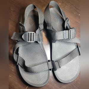 Chaco mens lowdown black adjustable straps comfort sandals size 11